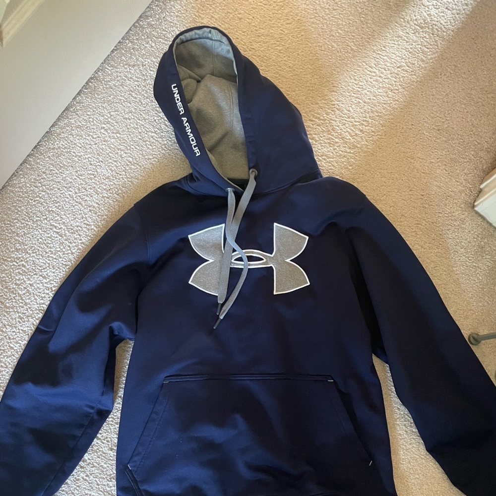 Blue under armor hoodie